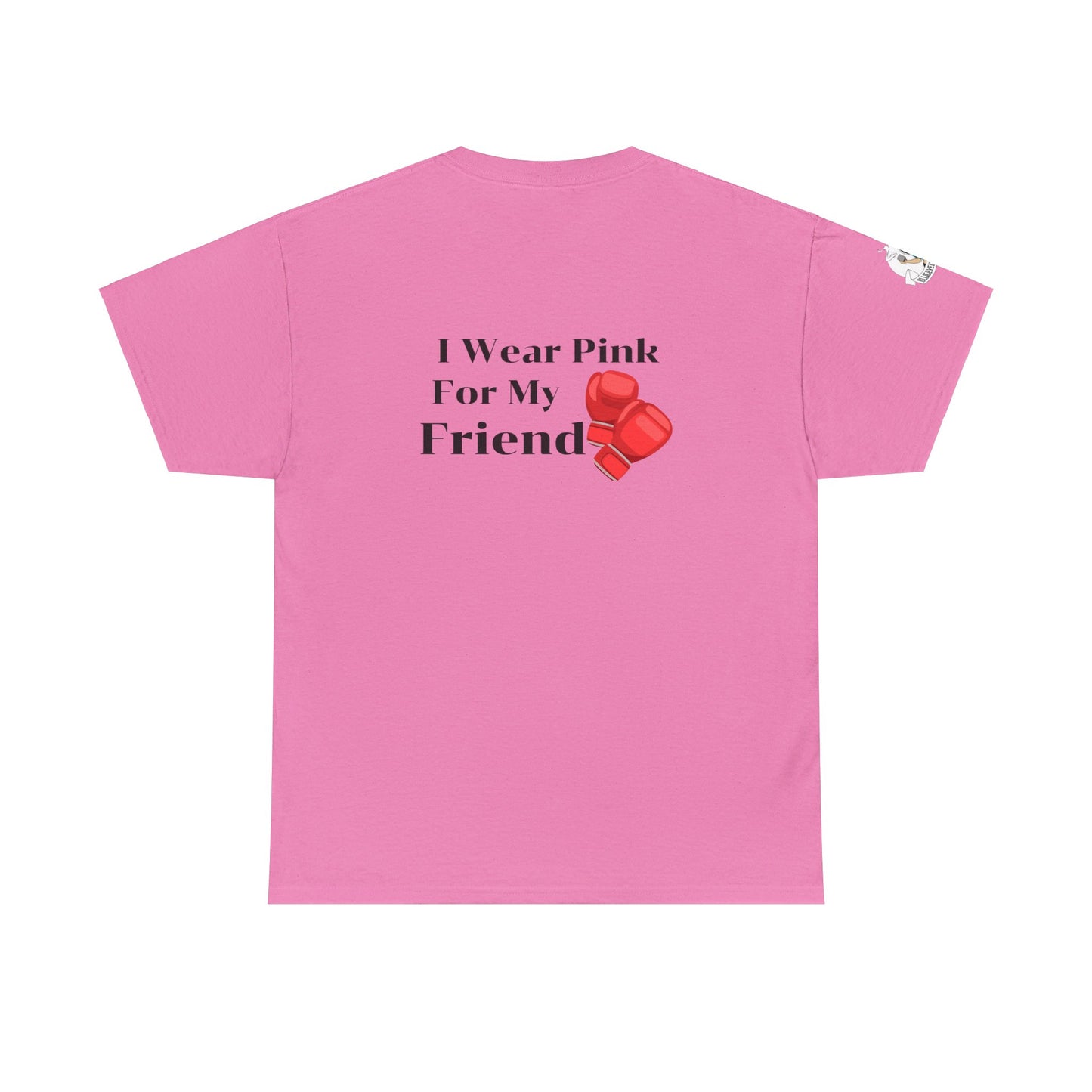 Breast Cancer Fight for Friend Unisex Heavy Cotton Tee