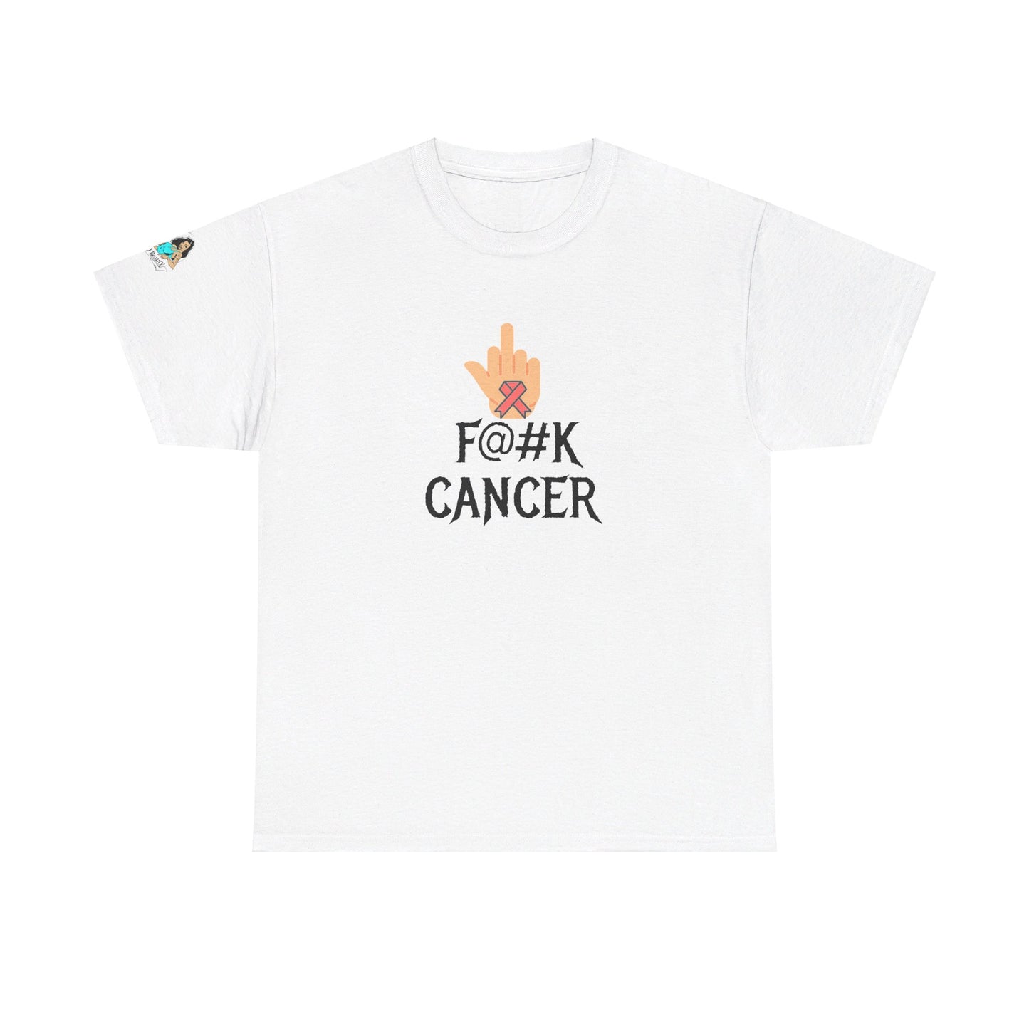 F CANCER Unisex Heavy Cotton Tee