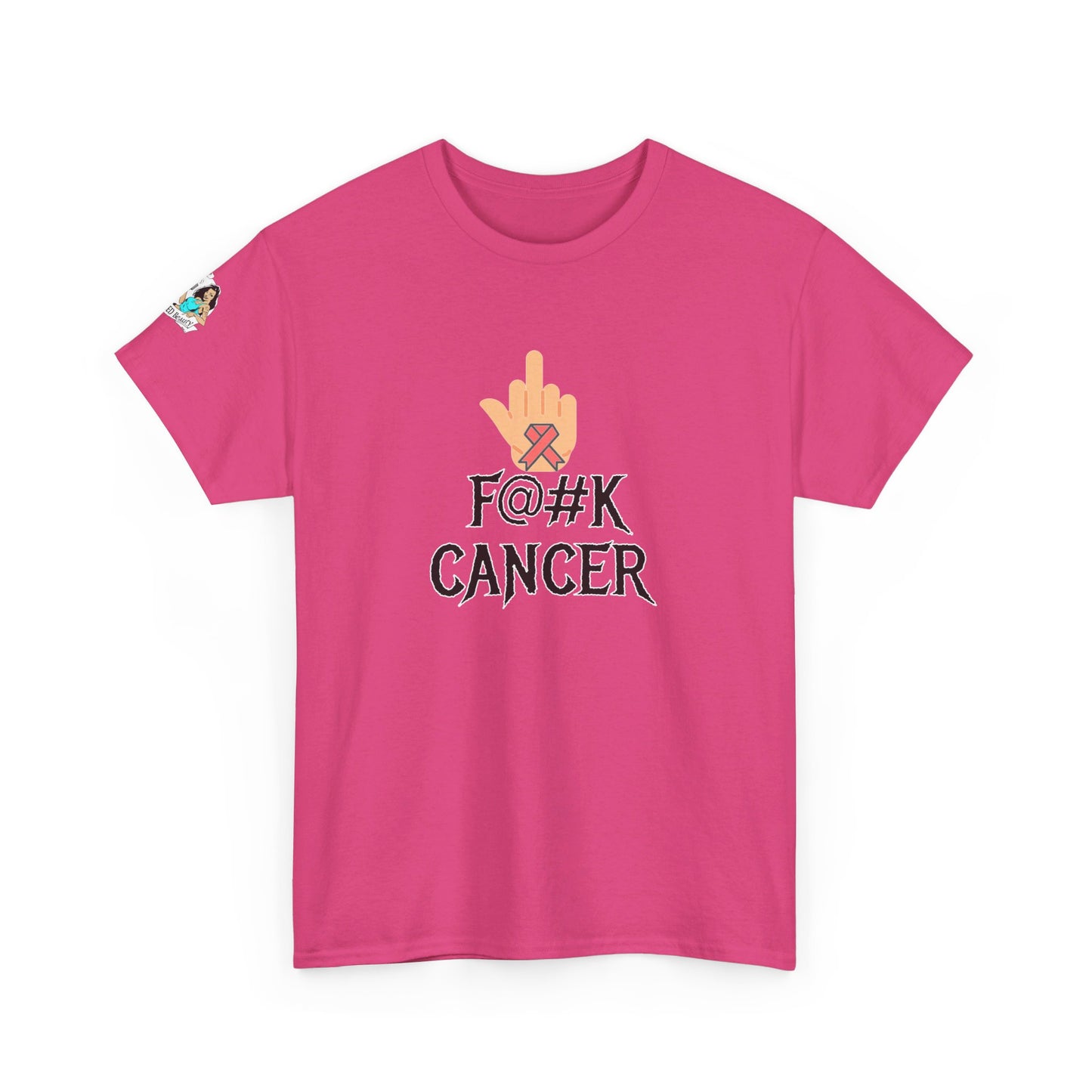 F CANCER Unisex Heavy Cotton Tee