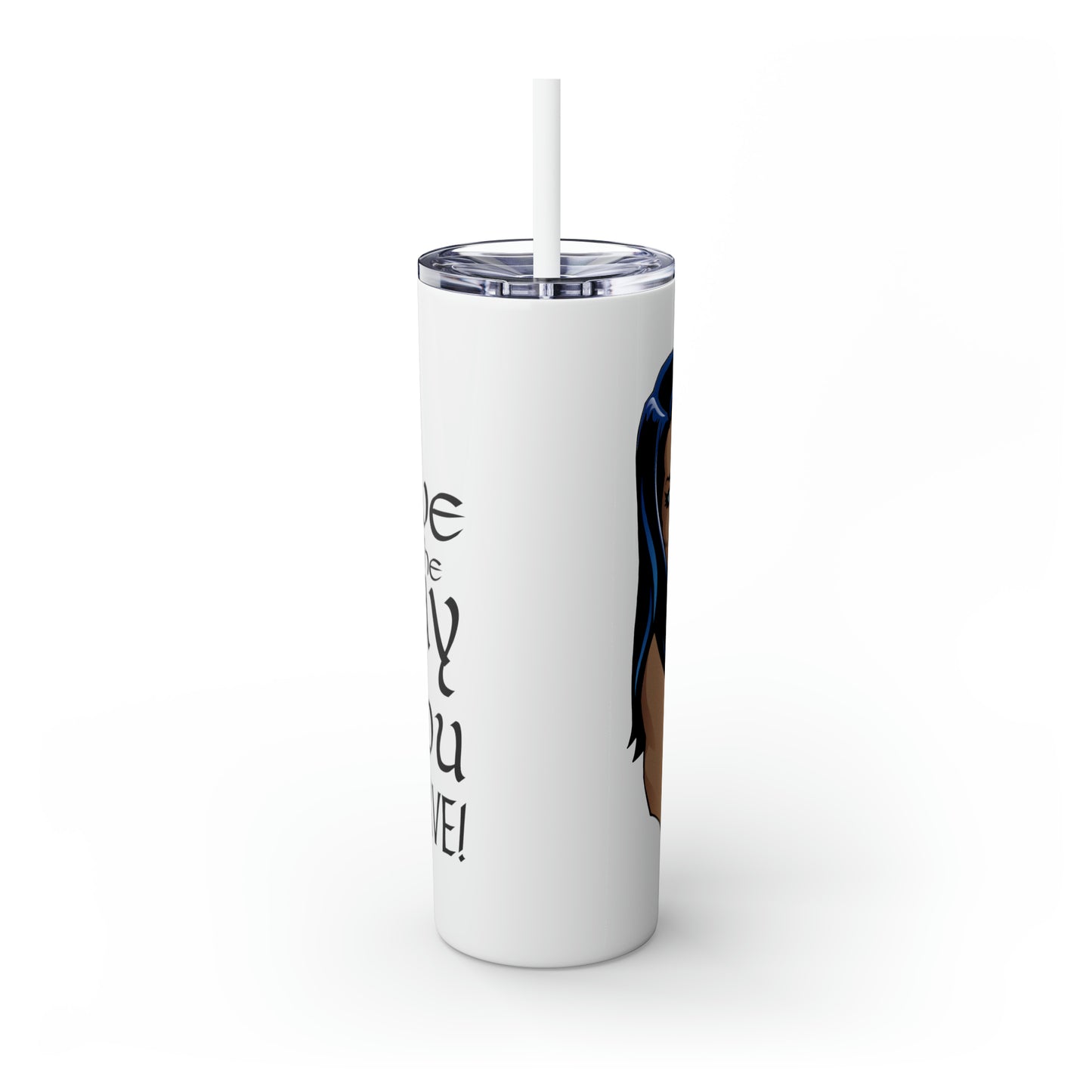 Skinny Tumbler with Straw, 20oz