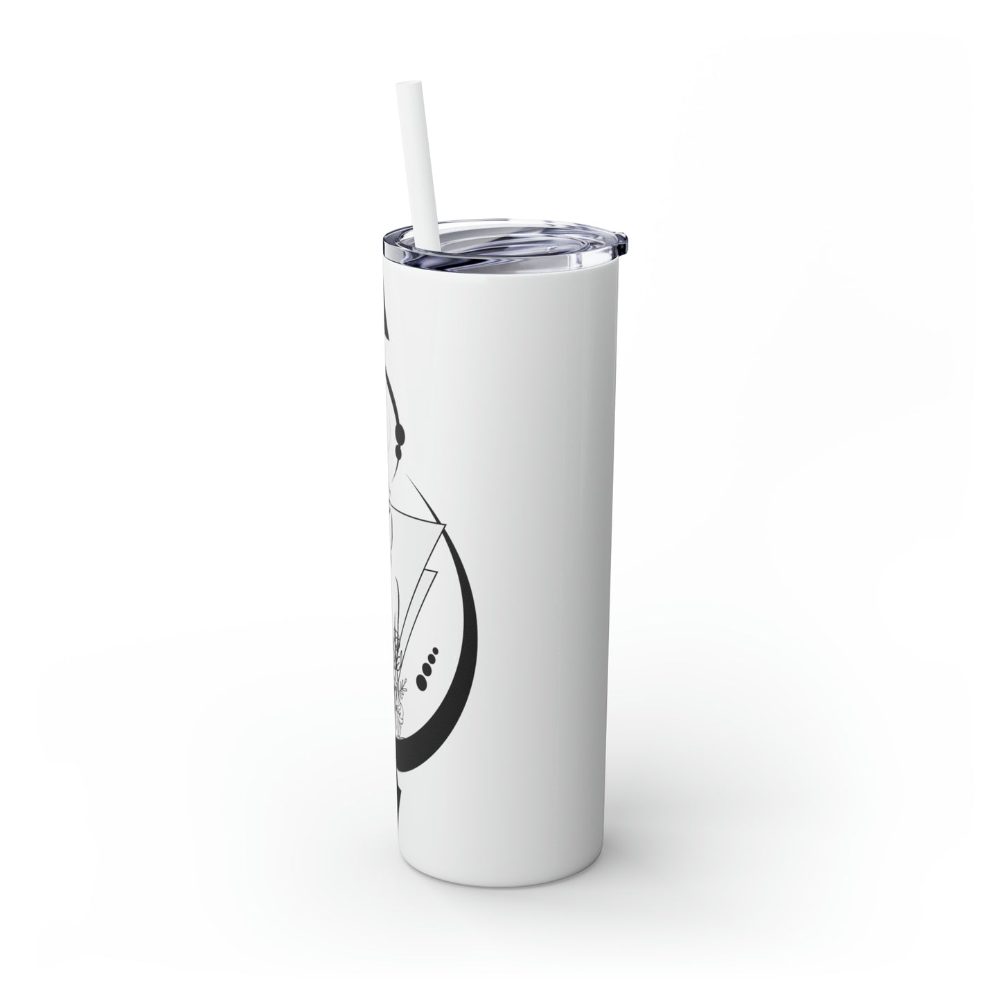 Skinny Tumbler with Straw, 20oz