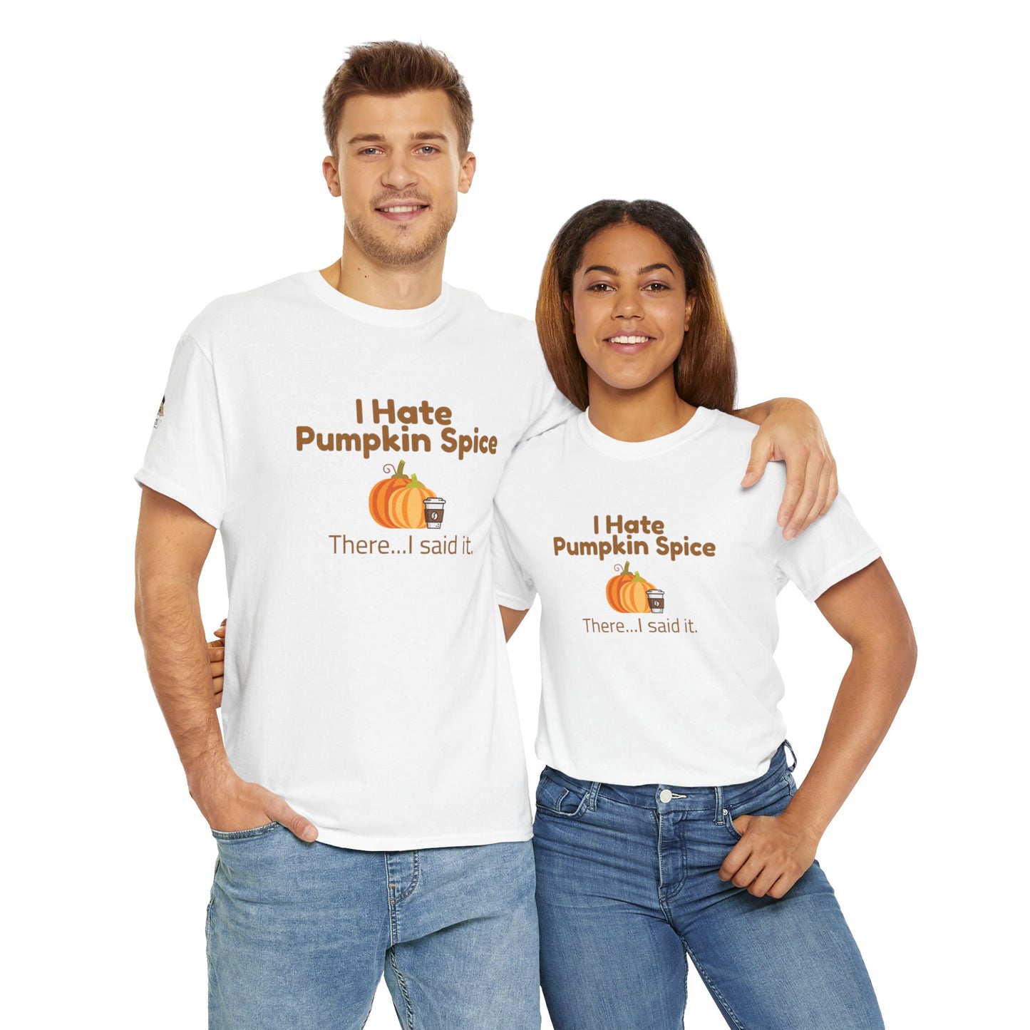 Hate Pumpkin Spice Unisex Heavy Cotton Tee