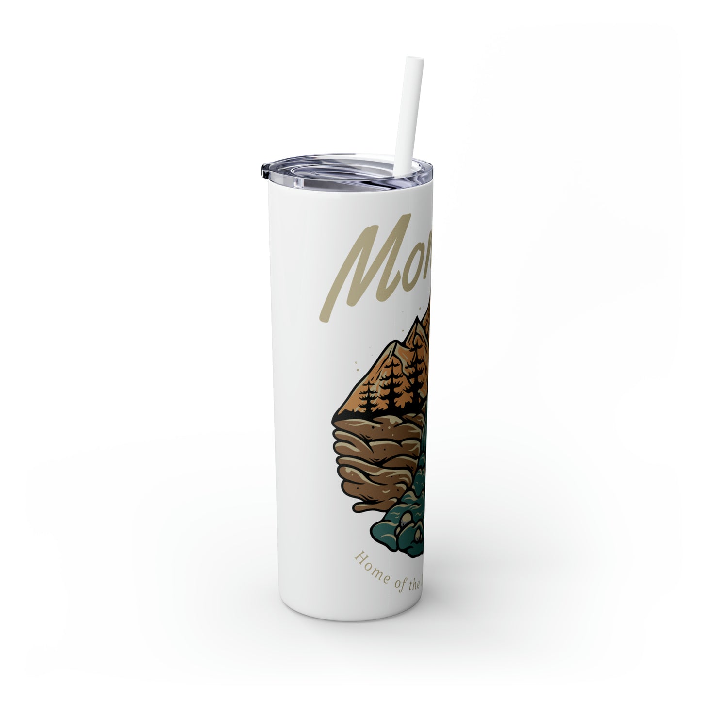 Skinny Tumbler with Straw, 20oz