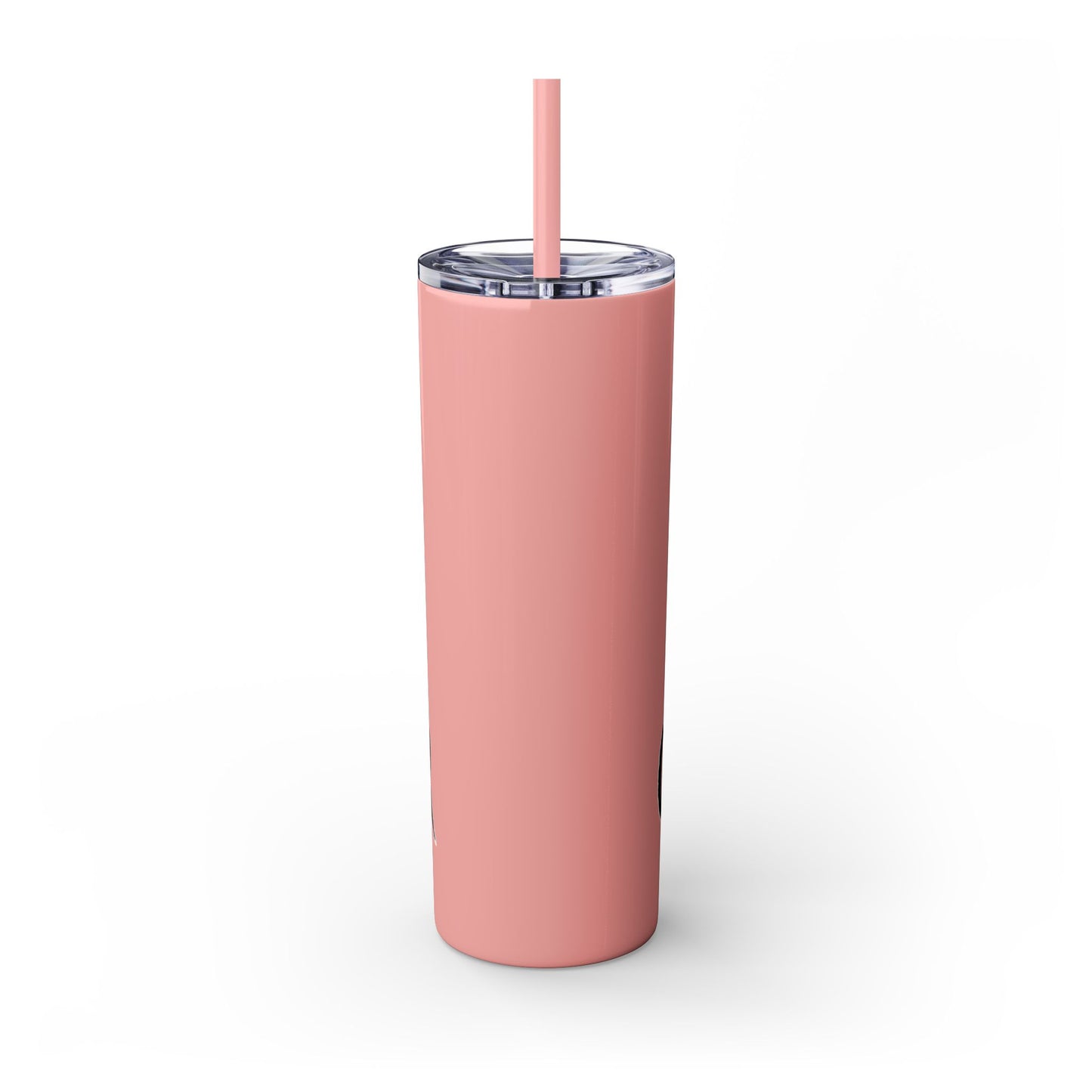 F CANCER Skinny Tumbler with Straw, 20oz