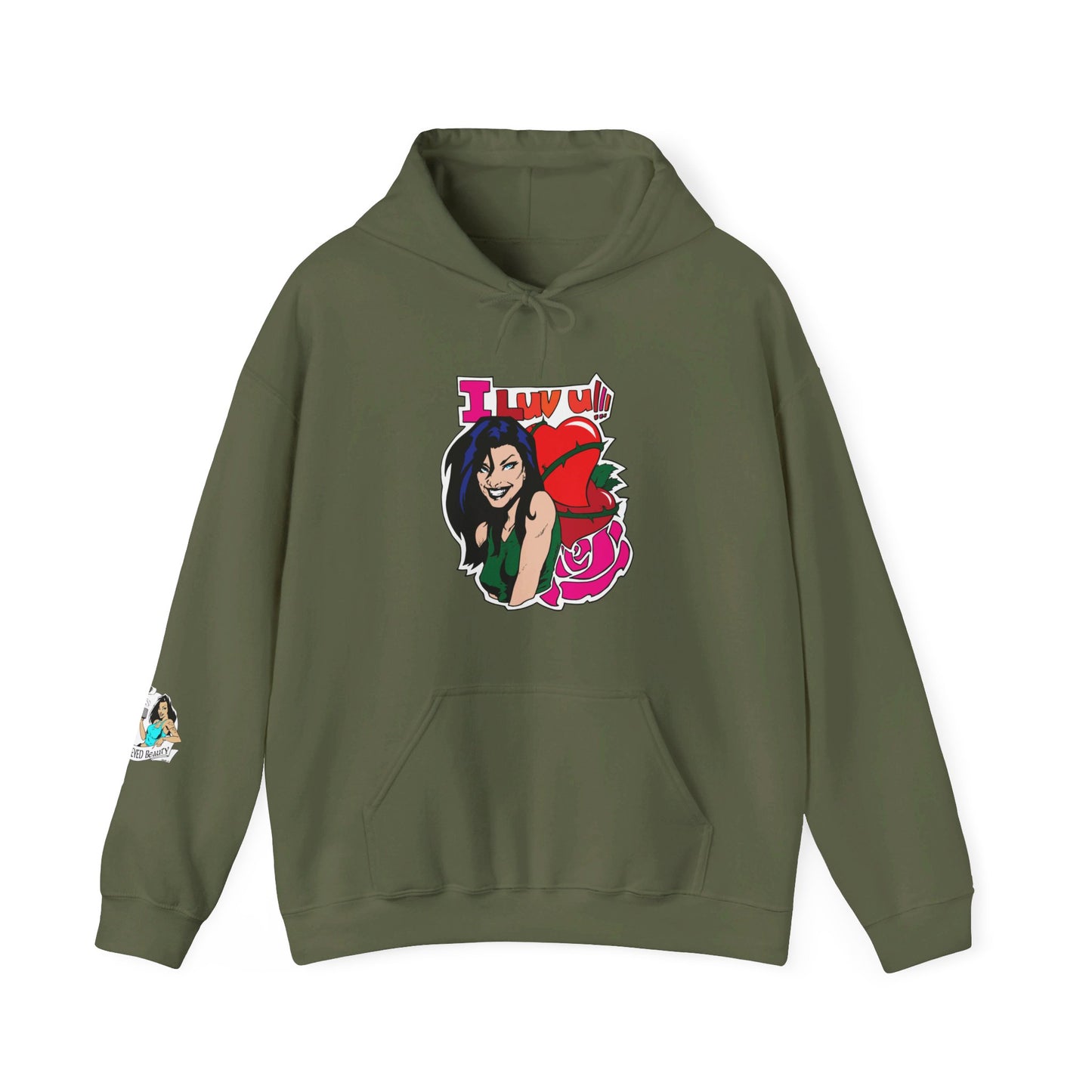 I Luv You Unisex Heavy Blend™ Hooded Sweatshirt