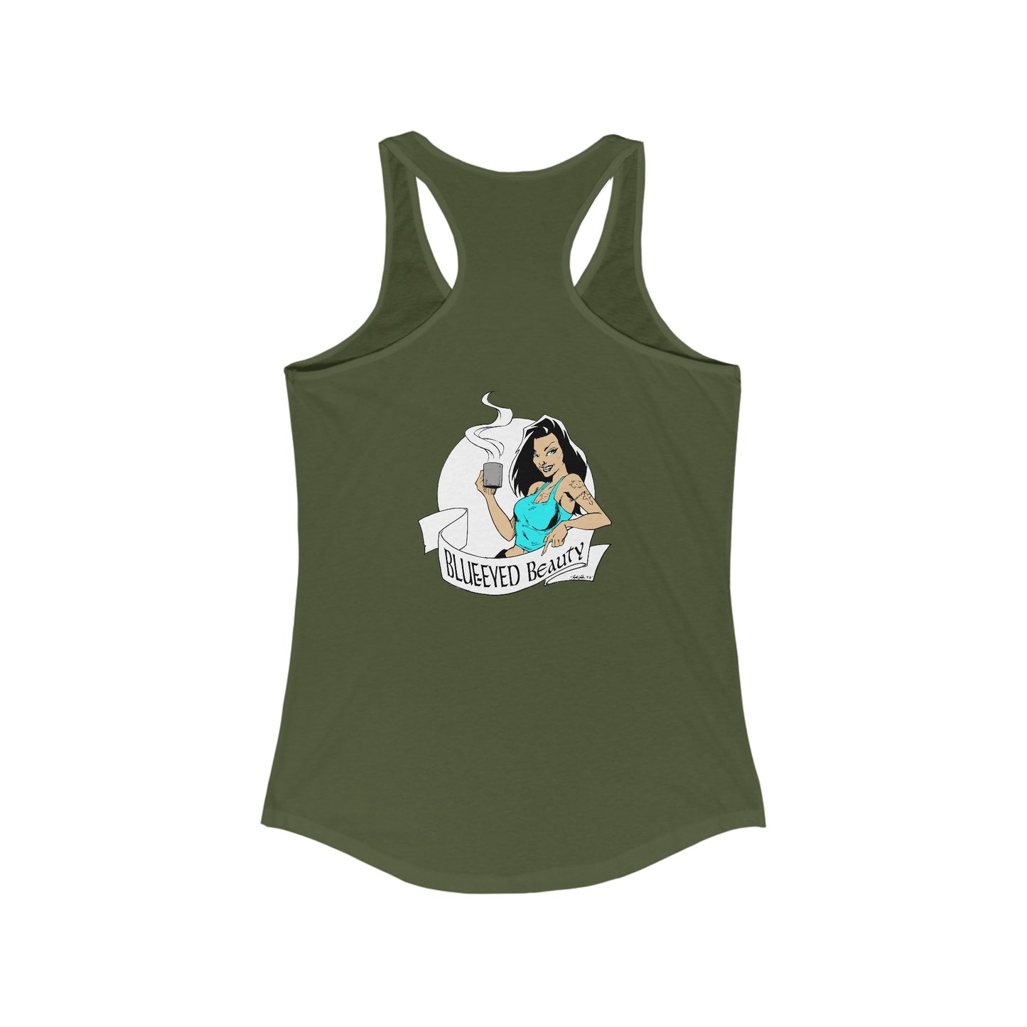 Blues Crew Women's Ideal Racerback Tank