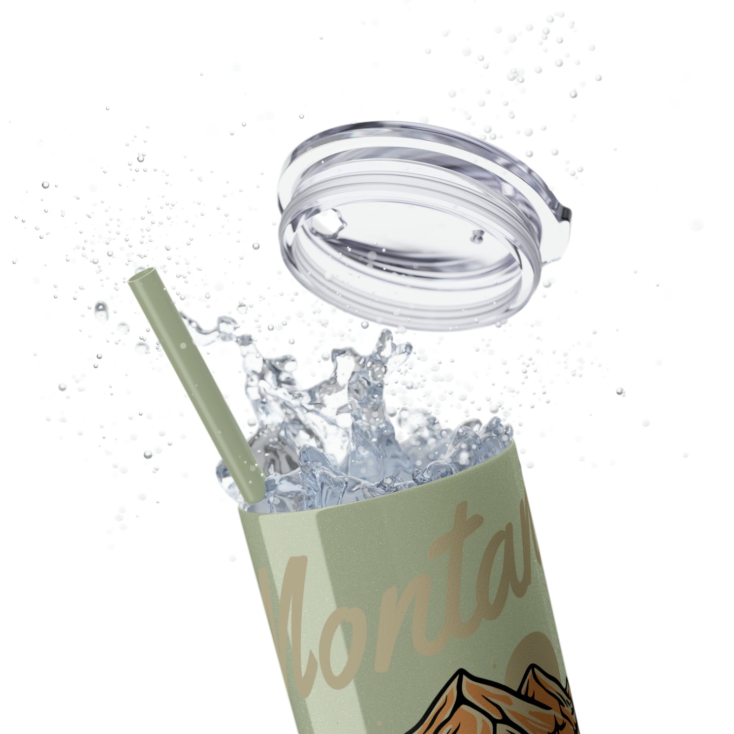 Skinny Tumbler with Straw, 20oz