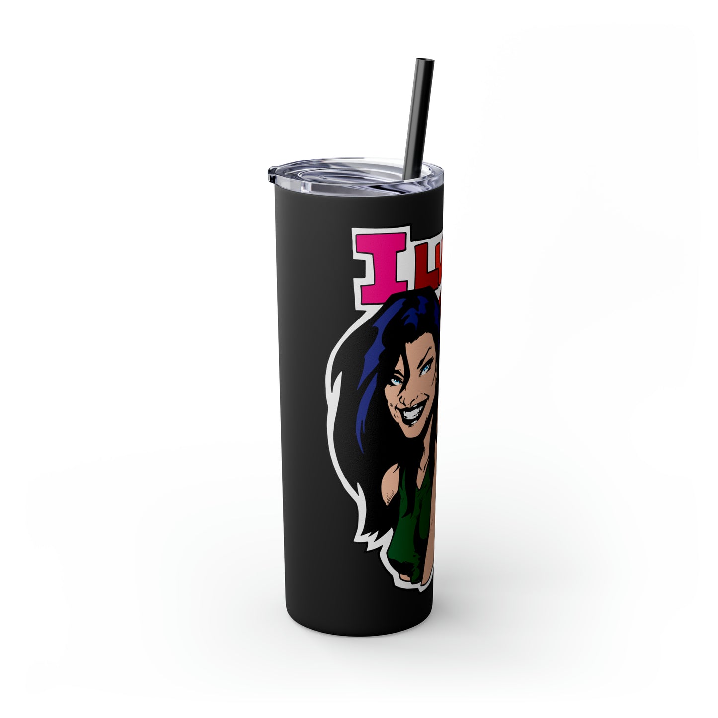 Skinny Tumbler with Straw, 20oz