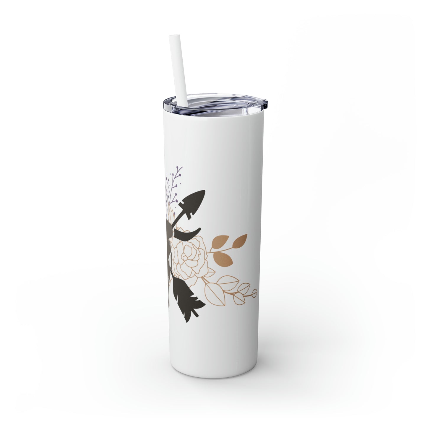 Skinny Tumbler with Straw, 20oz