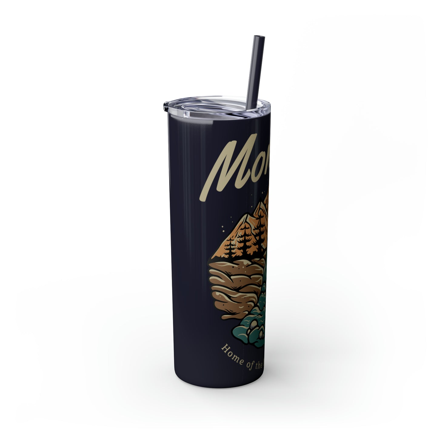 Skinny Tumbler with Straw, 20oz