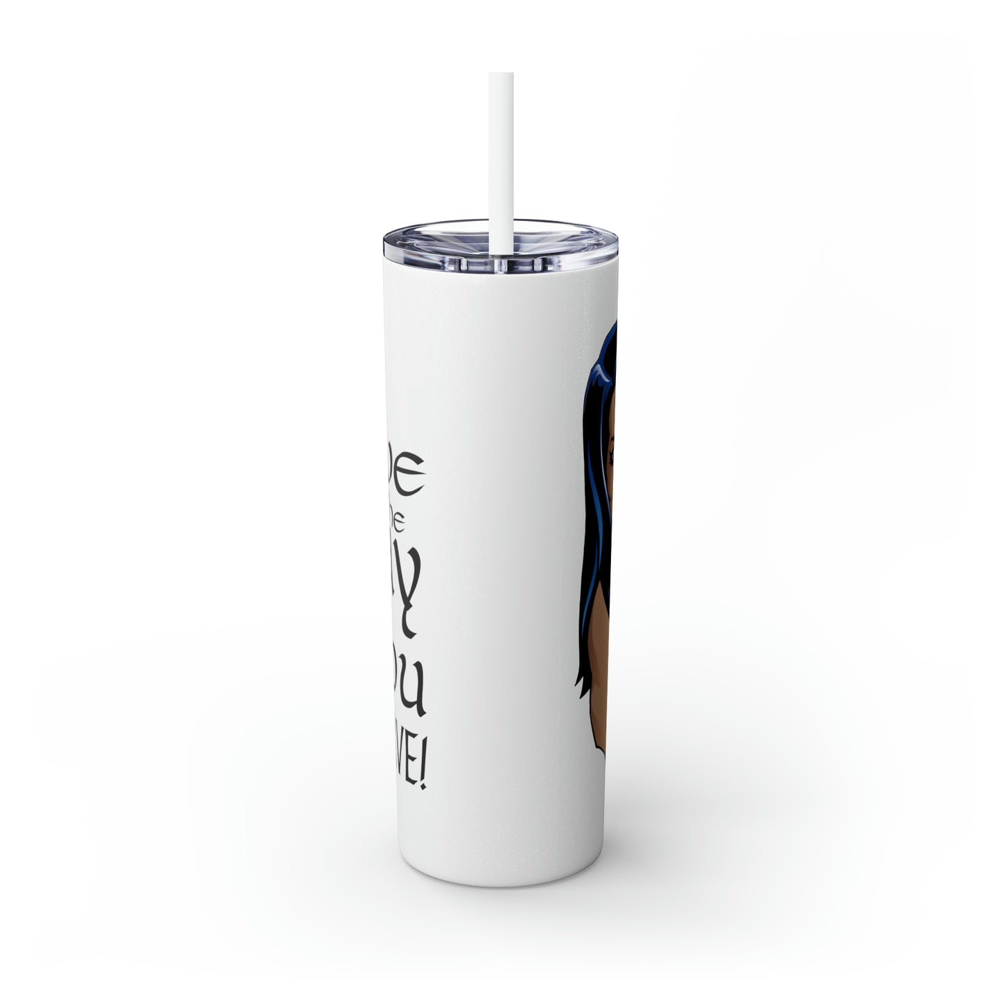 Skinny Tumbler with Straw, 20oz