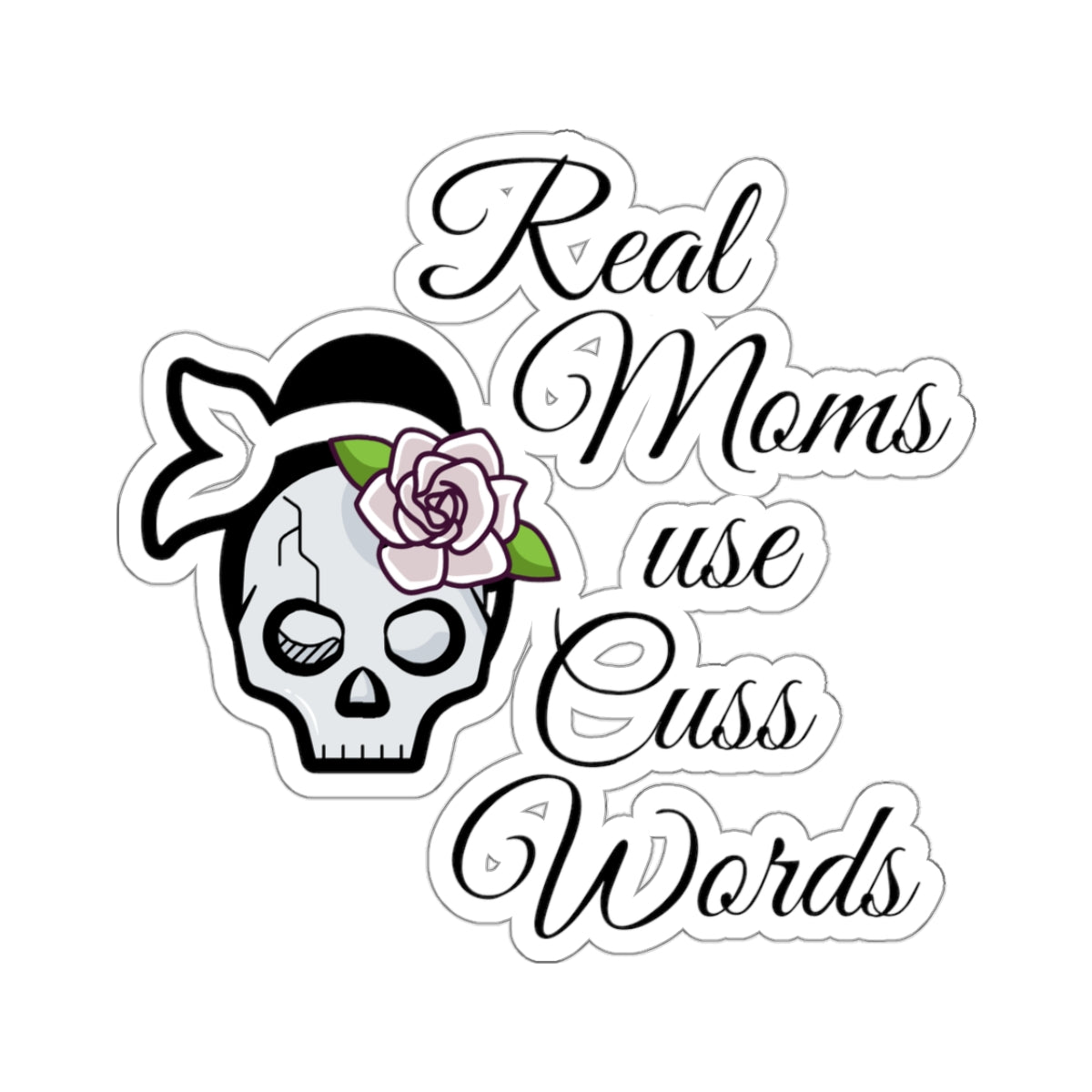 Cussing Moms Kiss-Cut Stickers