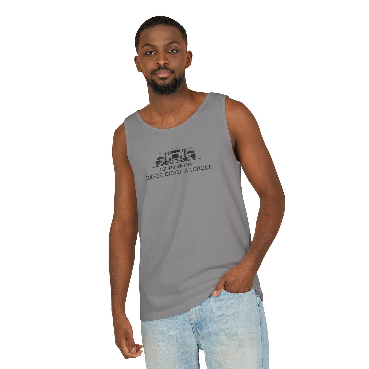 Trucker Survival Unisex Garment-Dyed Tank Top