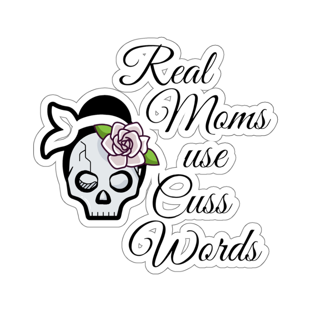 Cussing Moms Kiss-Cut Stickers