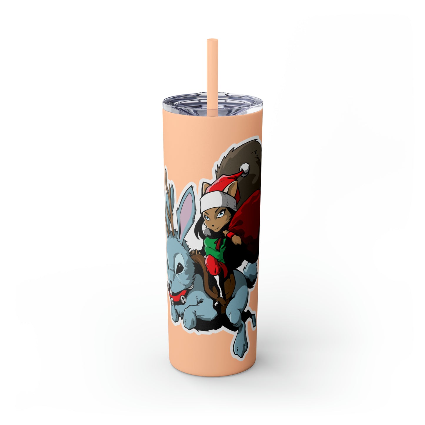 Skinny Tumbler with Straw, 20oz