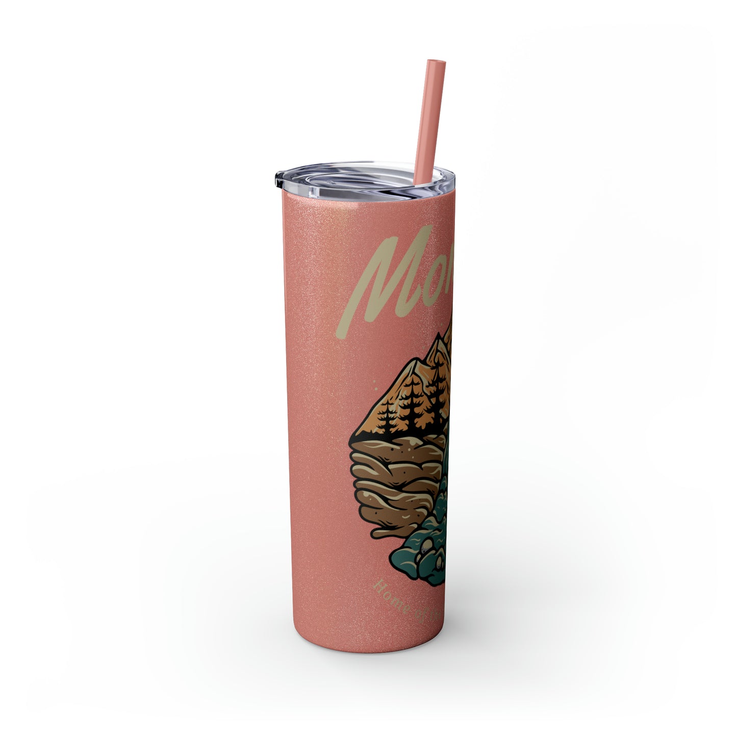 Skinny Tumbler with Straw, 20oz