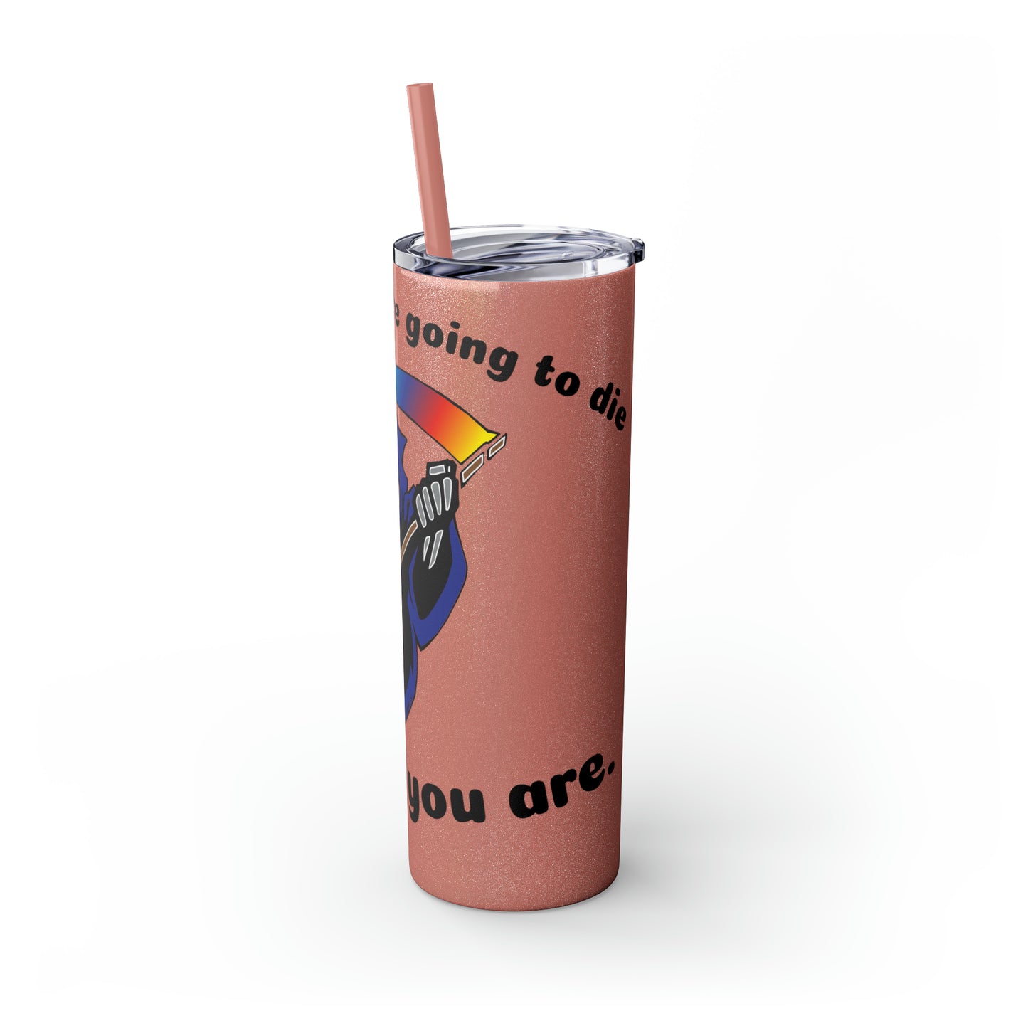 Skinny Tumbler with Straw, 20oz