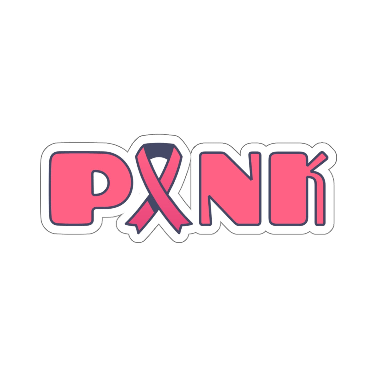 Breast Cancer Awareness Kiss-Cut Stickers