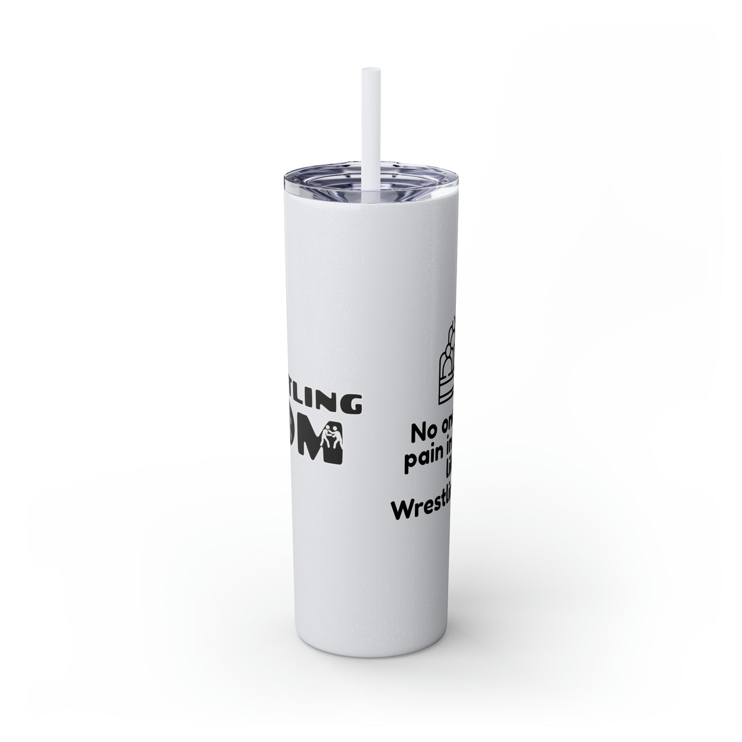 Skinny Tumbler with Straw, 20oz