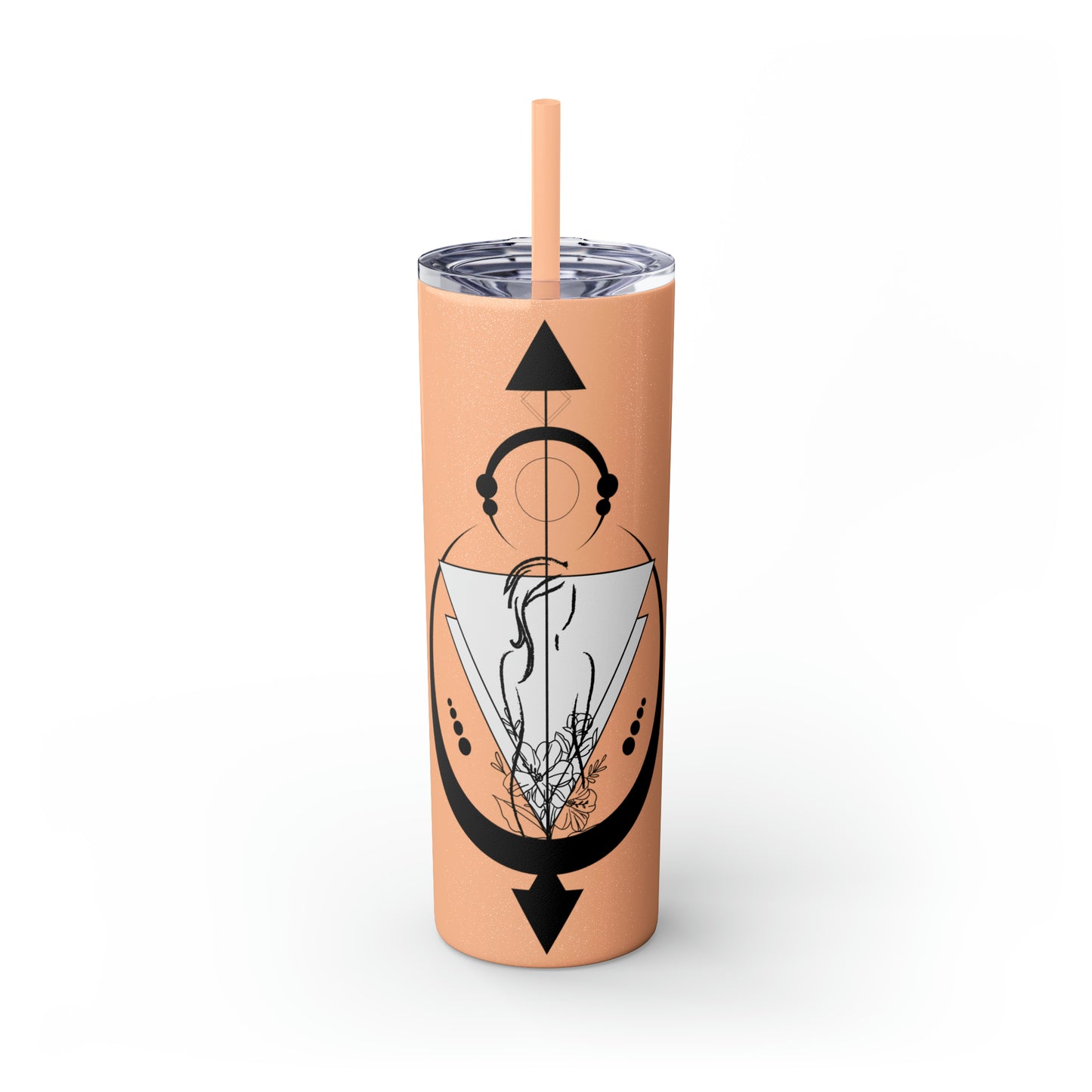 Skinny Tumbler with Straw, 20oz