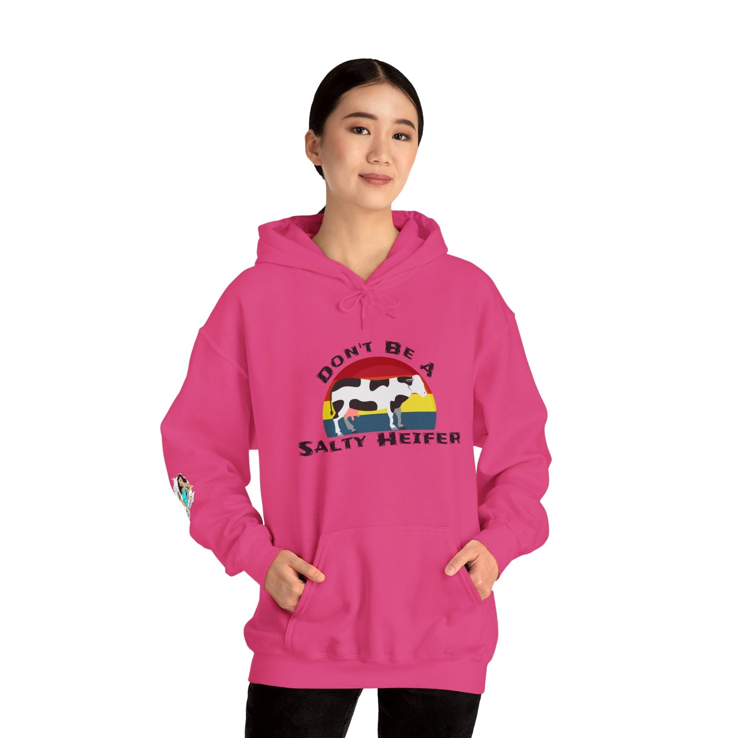 Salty heifer Unisex Heavy Blend™ Hooded Sweatshirt