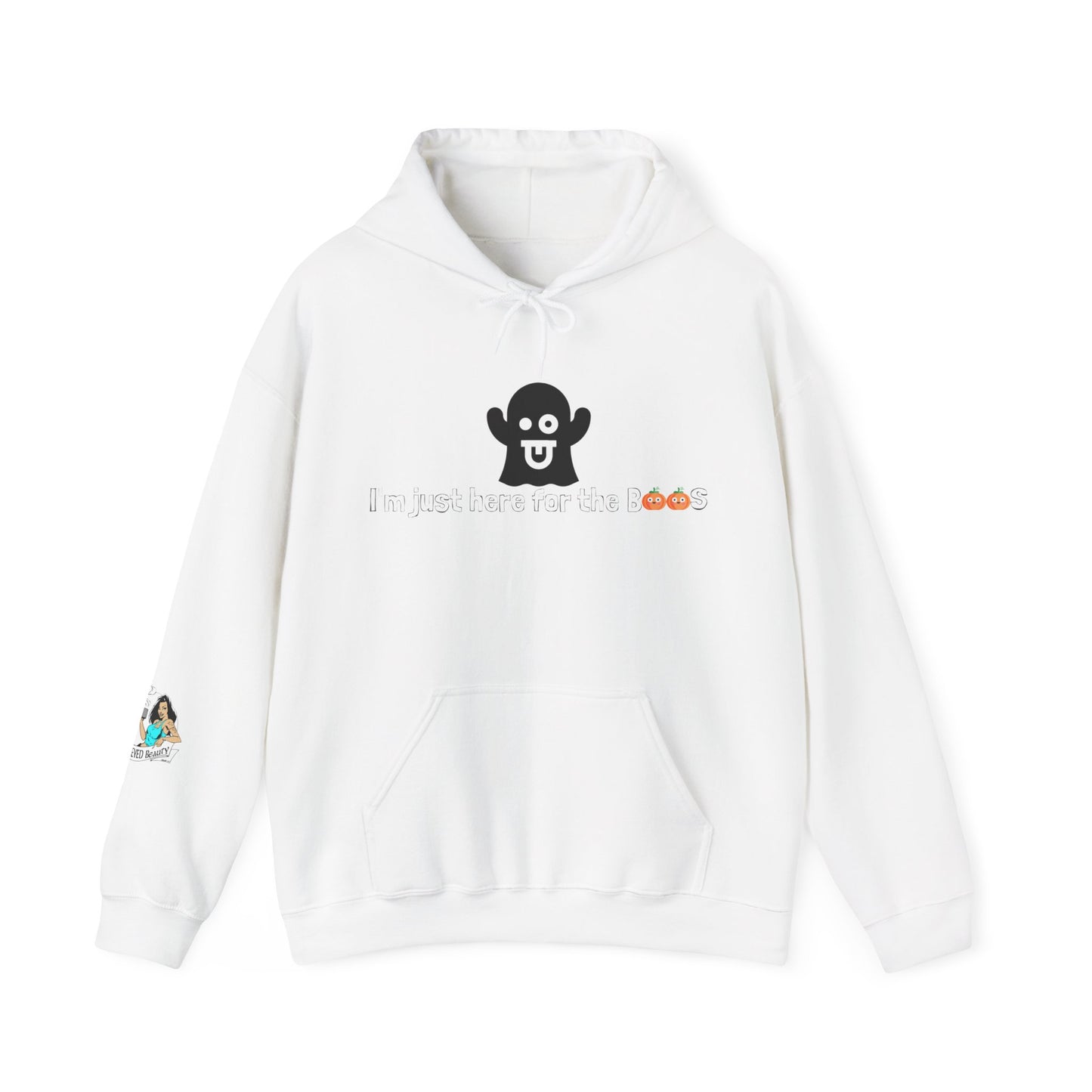 Here for the boos Unisex Heavy Blend™ Hooded Sweatshirt