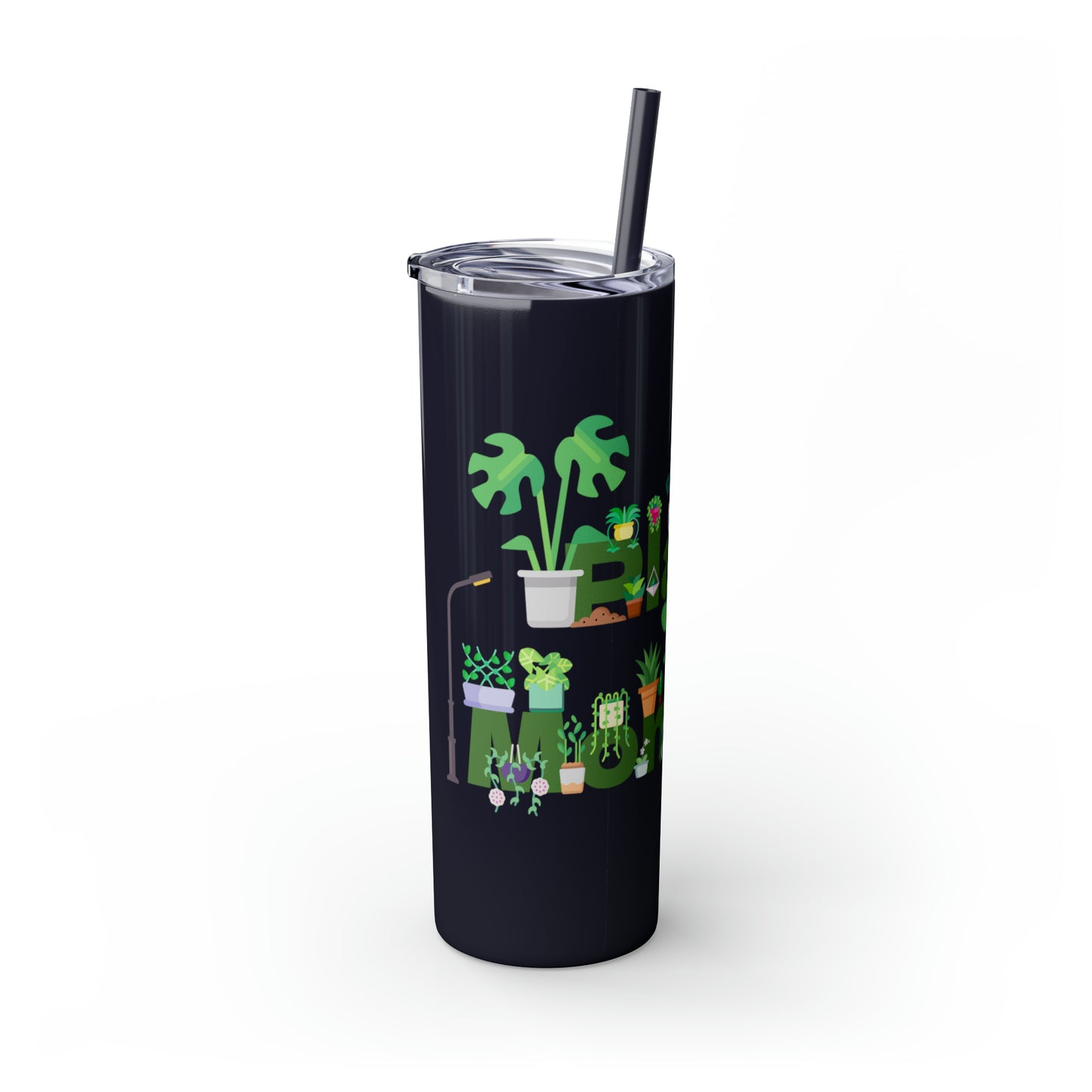 Skinny Tumbler with Straw, 20oz