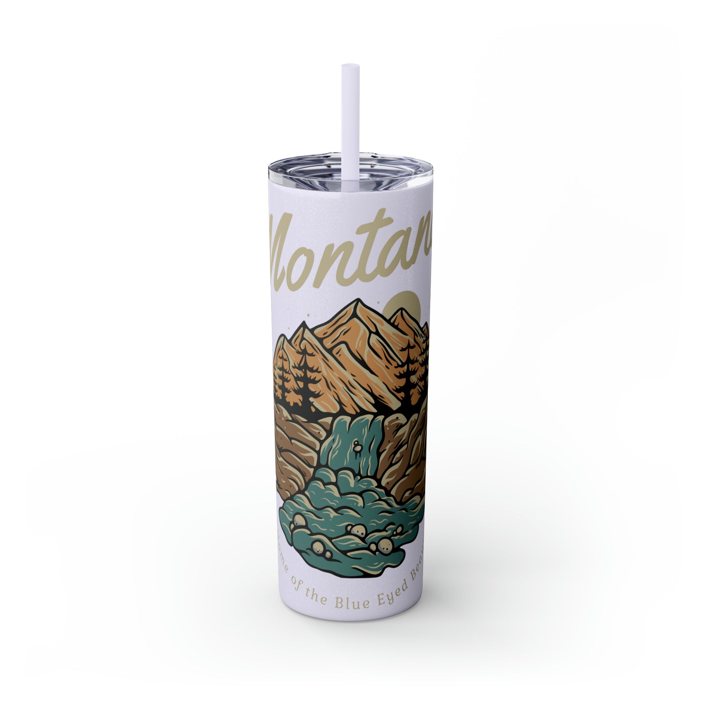 Skinny Tumbler with Straw, 20oz