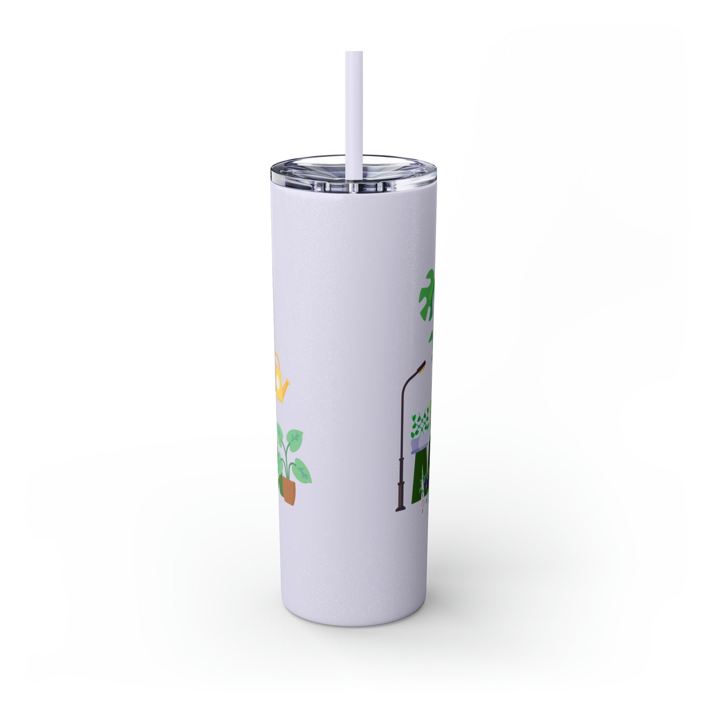 Skinny Tumbler with Straw, 20oz