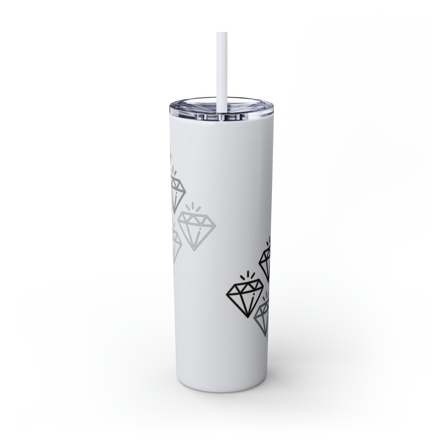 Skinny Tumbler with Straw, 20oz