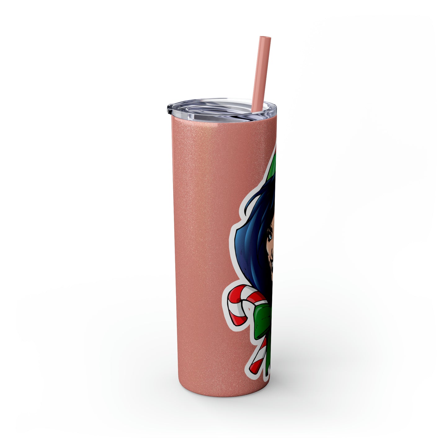 Skinny Tumbler with Straw, 20oz