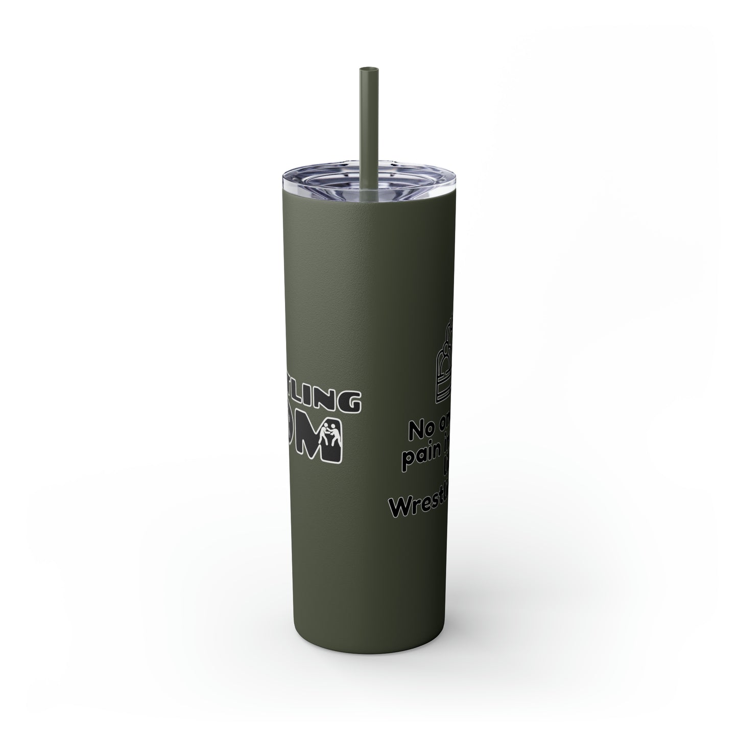 Skinny Tumbler with Straw, 20oz