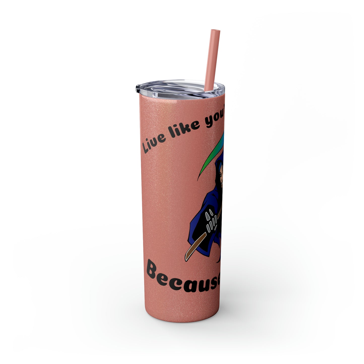 Skinny Tumbler with Straw, 20oz