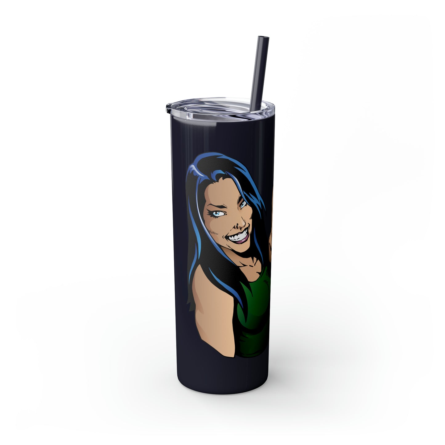 Skinny Tumbler with Straw, 20oz