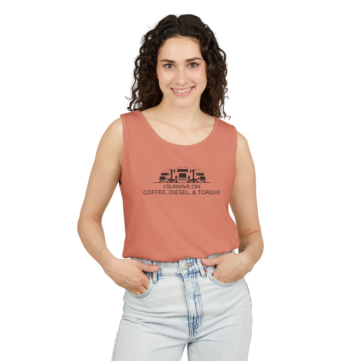 Trucker Survival Unisex Garment-Dyed Tank Top