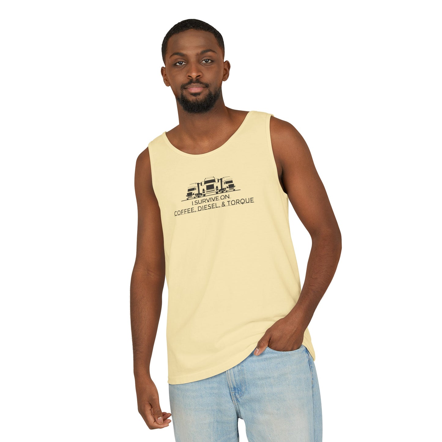 Trucker Survival Unisex Garment-Dyed Tank Top