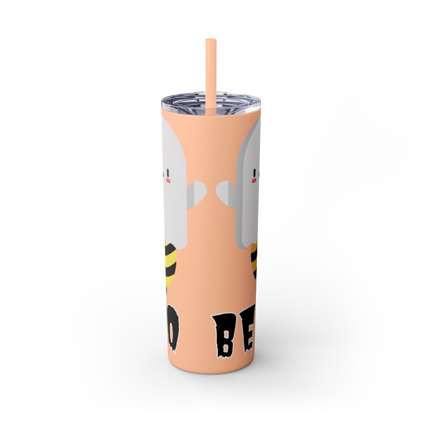 Boo Bees Skinny Tumbler with Straw, 20oz