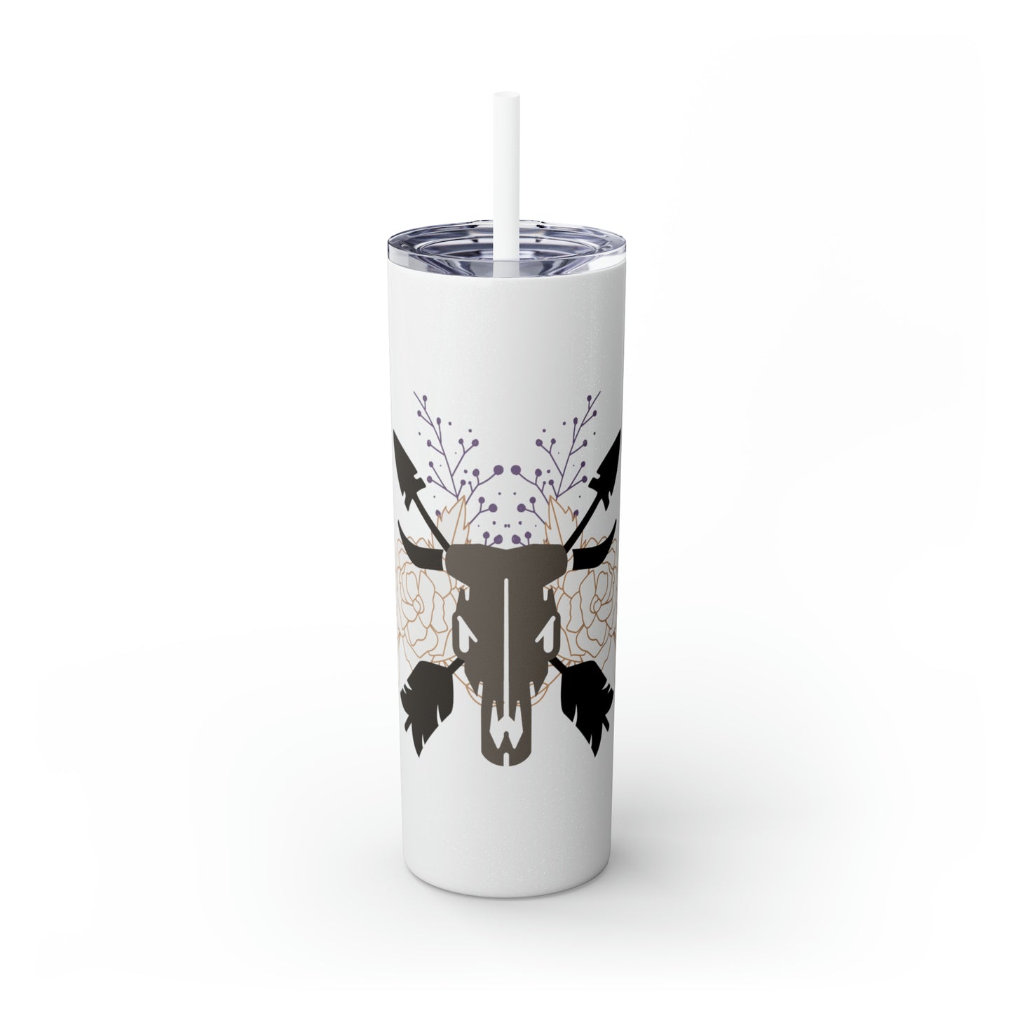 Skinny Tumbler with Straw, 20oz