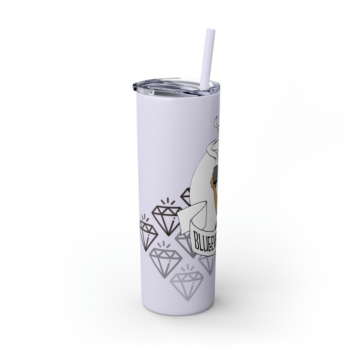 Skinny Tumbler with Straw, 20oz