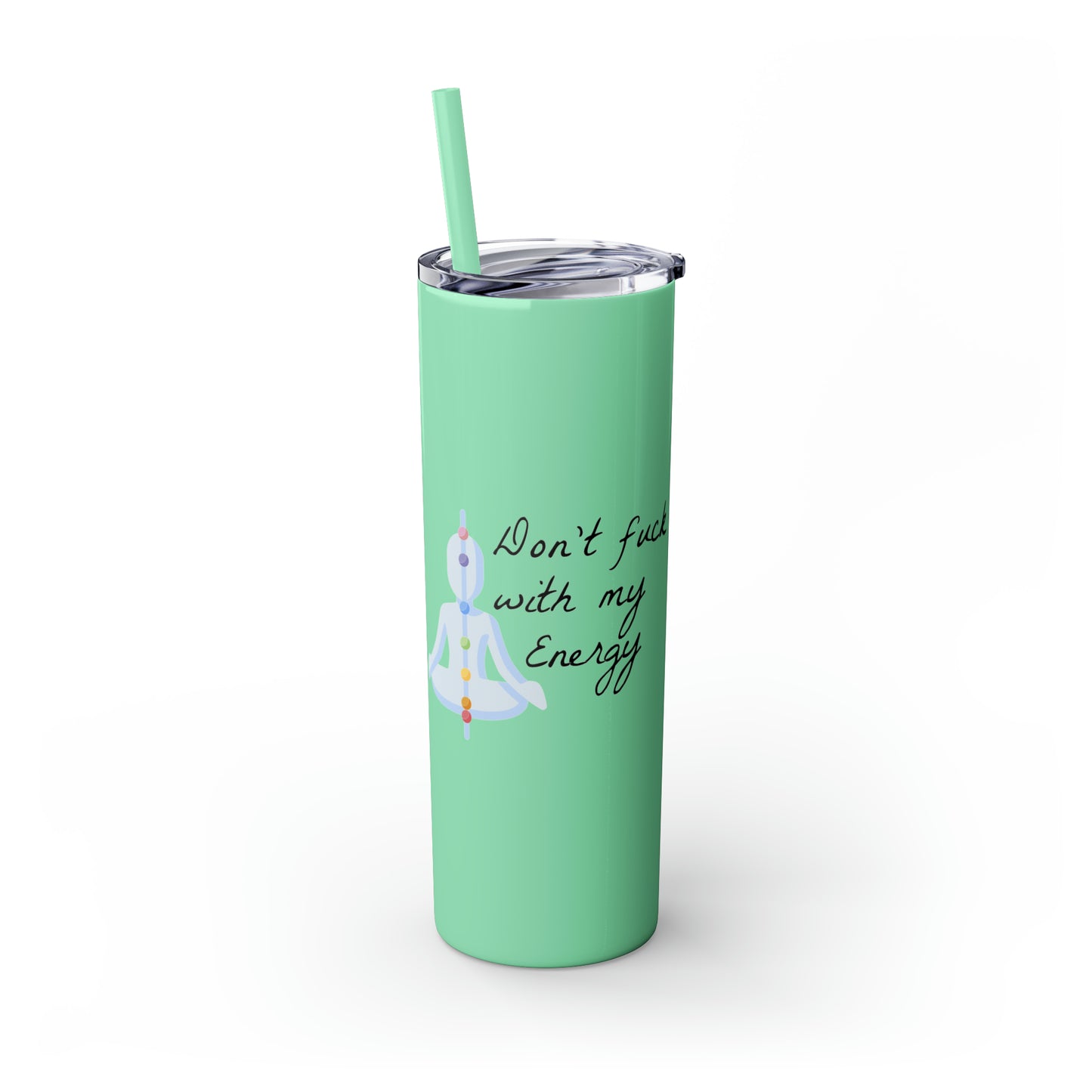 Skinny Tumbler with Straw, 20oz