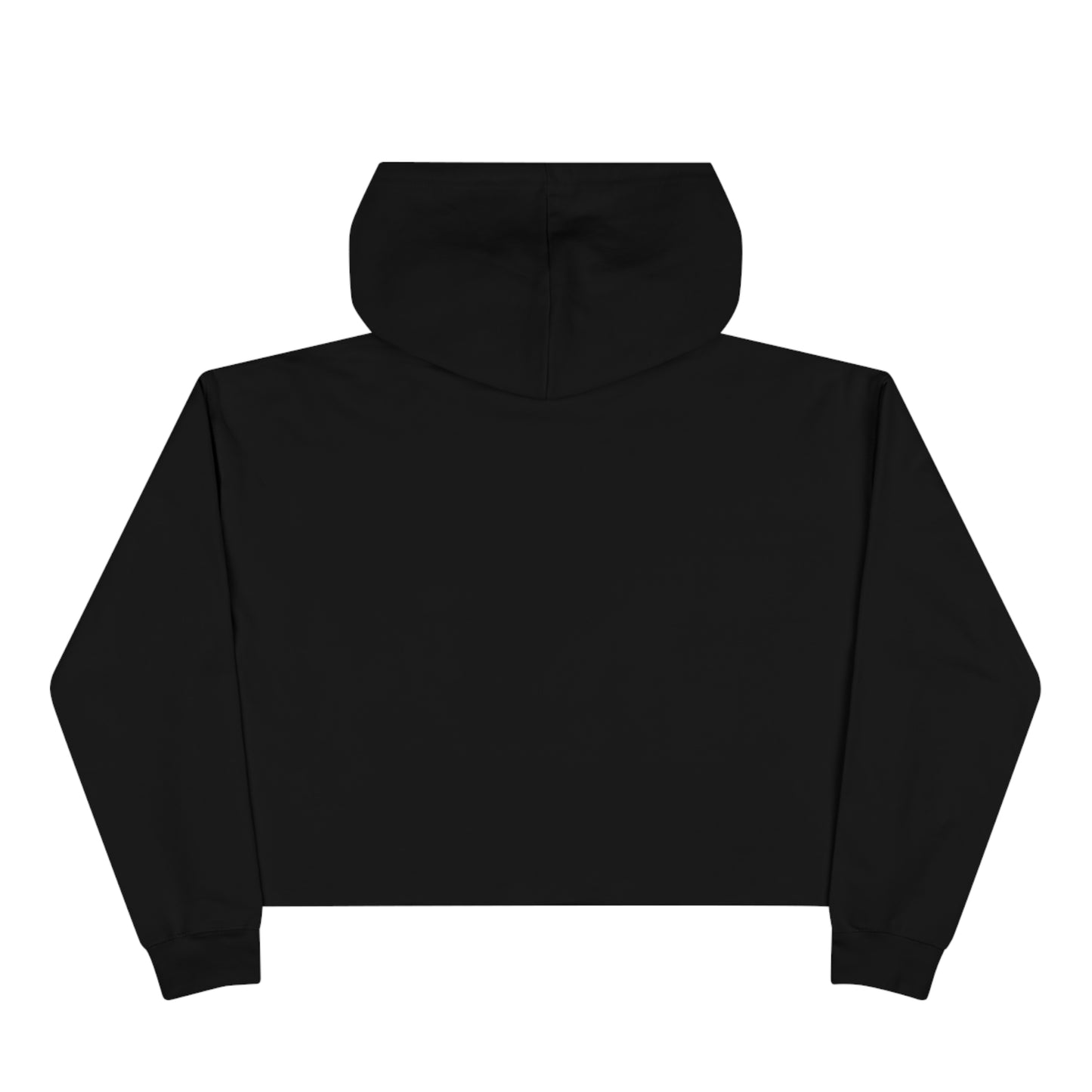 Skull Design Crop Hoodie