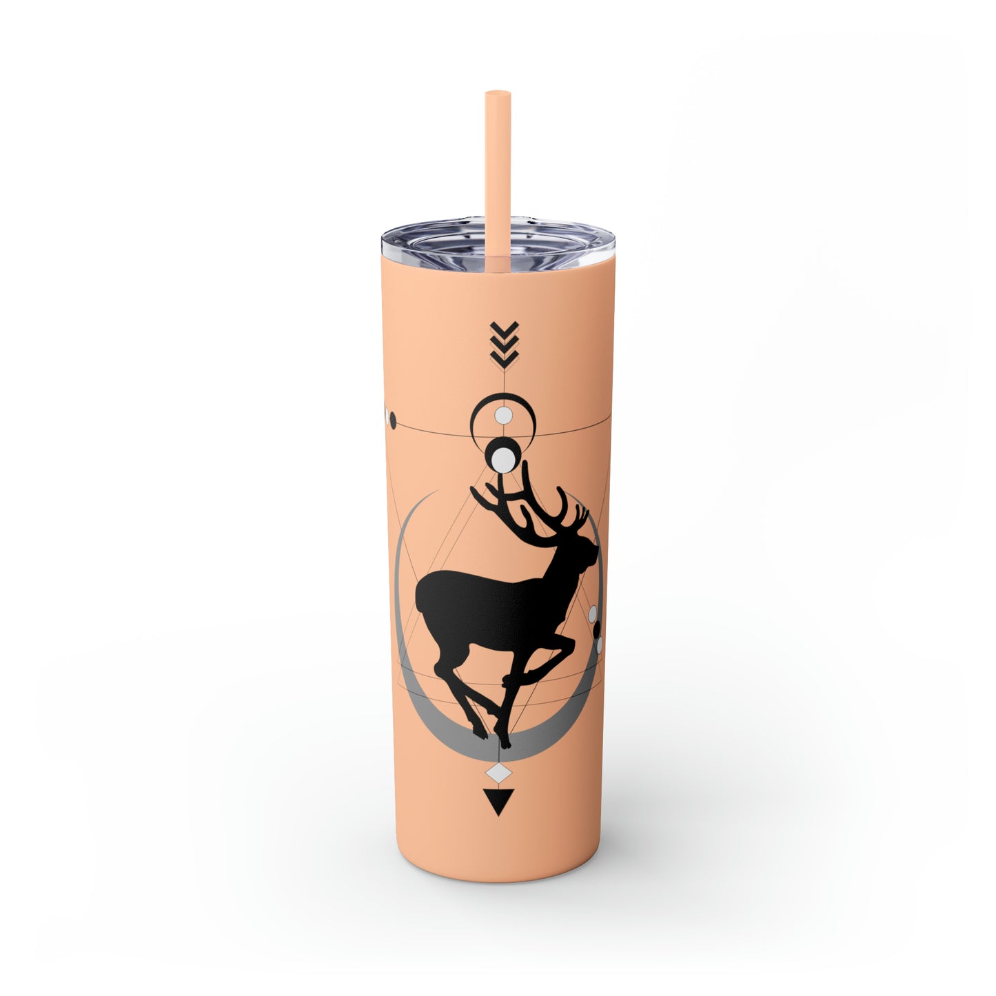 Skinny Tumbler with Straw, 20oz