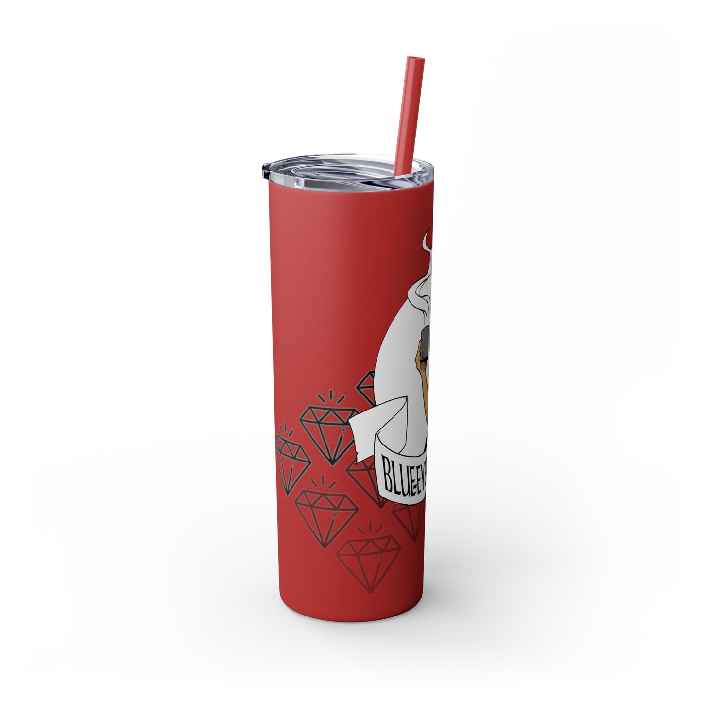 Skinny Tumbler with Straw, 20oz