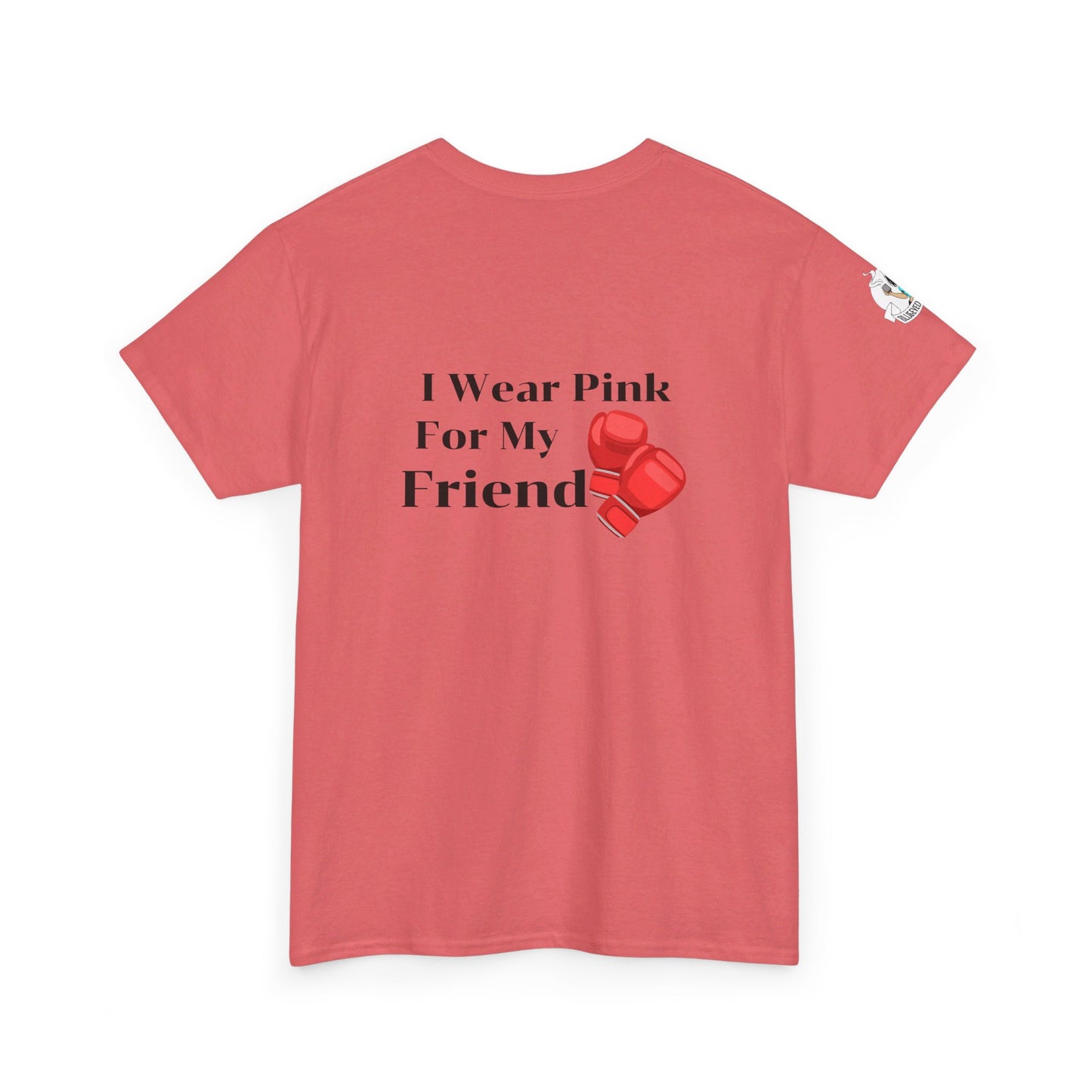 Breast Cancer Fight for Friend Unisex Heavy Cotton Tee