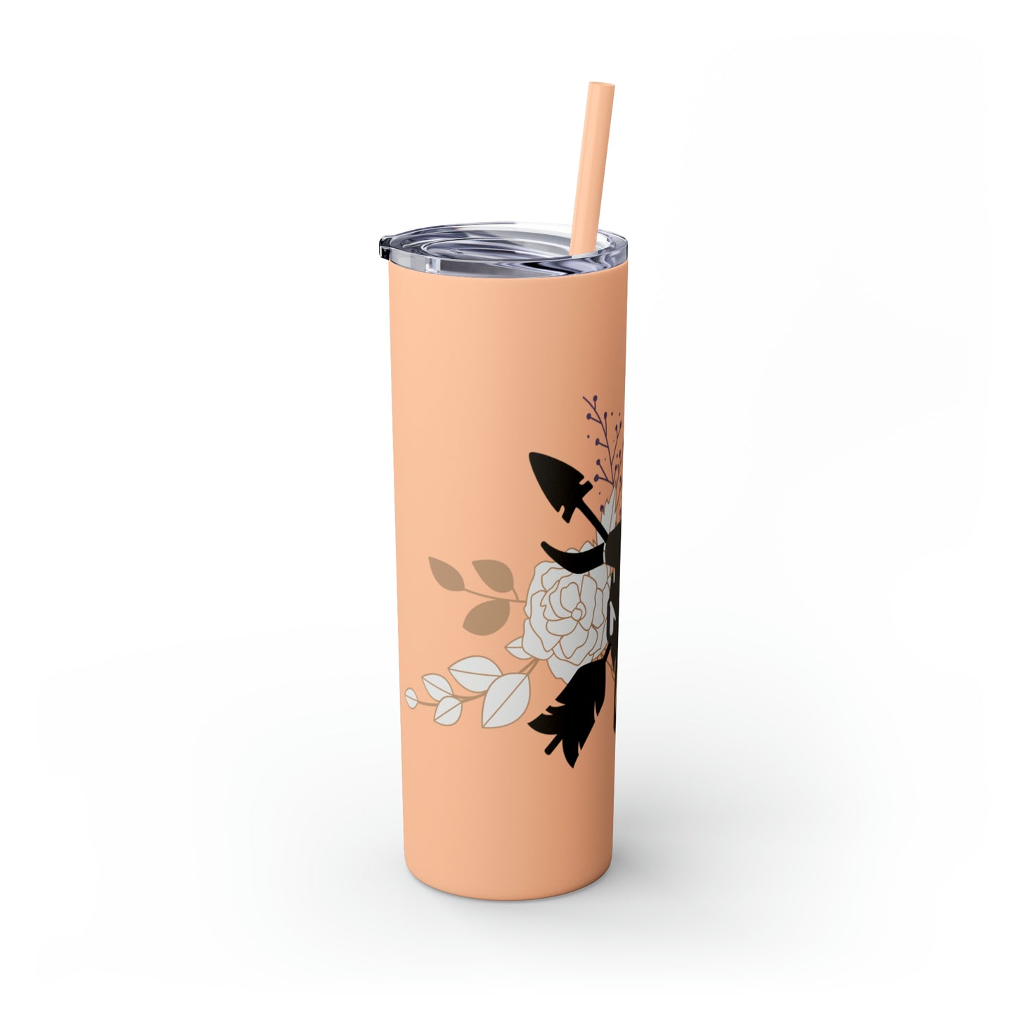 Skinny Tumbler with Straw, 20oz