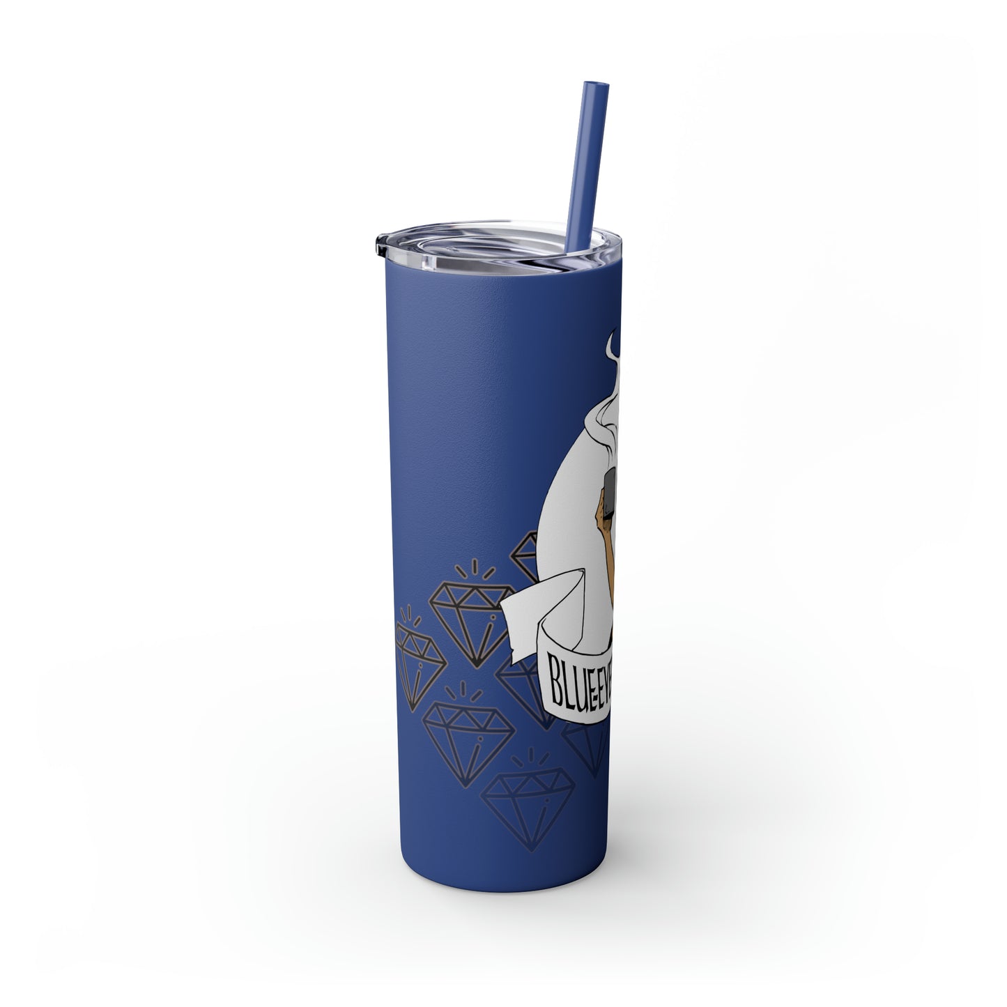 Skinny Tumbler with Straw, 20oz